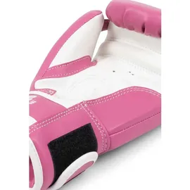 TapouT Mundo Kunstleder-boxhandschuhe - Pink / White - 06 oz