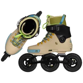 Powerslide Next Renegade Werbeski Pro 125 Inline-skates - Sand / Green - EU 44-45
