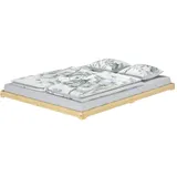 Erst-Holz Futonbett 160 x 200 cm Braun