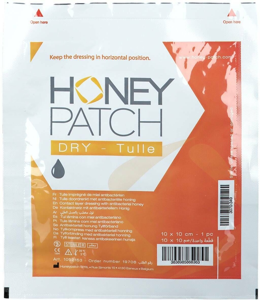 Honeypatch Dry Miel de Séchage 10x10cm 1 pc(s) Compresses