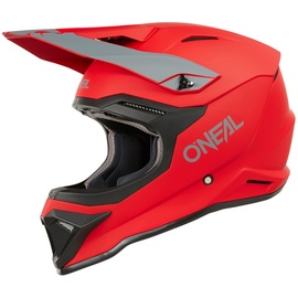 O'Neal 1SRS SOLID Motocross Helm, Rot Größe S