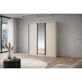OTTO home Schiebetürenschrank Tonara 200 x 216 x 59 cm Beige