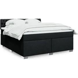vidaXL Boxspringbett 180 x 200 cm Schwarz