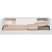 Woood Bettgestell Carter 215 x 118 x 67 cm Kiefer massiv weiß