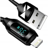 wozinsky USB-A - Lightning-kabel mit Led-anzeige 2.4A 2m