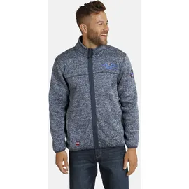 Jan Vanderstorm Strickfleecejacke KOLMUND Herren Dunkelblau XL