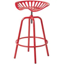 Homescapes Barhocker Traktorsitz 60–74 cm Rot