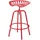 Homescapes Barhocker Traktorsitz 60–74 cm Rot