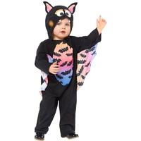 amscan 9914761 süßes kleines Fledermaus-Kostüm für Kleinkinder, Vampir (4–6 Jahre)