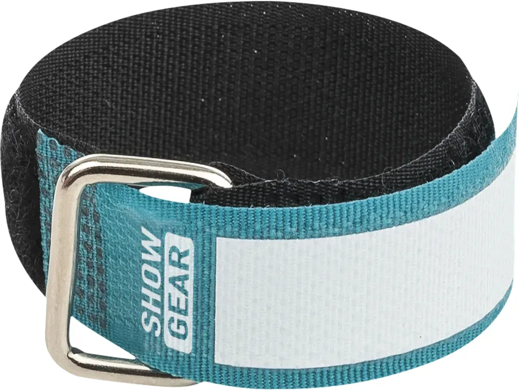 Showgear Hook and Loop Fastener 200 x 20 mm - Grün - 10er Set