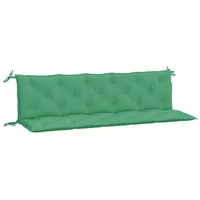 VidaXL Gartenbank-Auflagen 2 Stk. Grün 180x50x7 cm Oxford-Gewebe