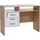 MCW Schreibtisch MCW-P43, Bürotisch Computertisch, 3 Schubladen MDF 75x100x40cm ~ Wotan-Eiche-Optik, weiß