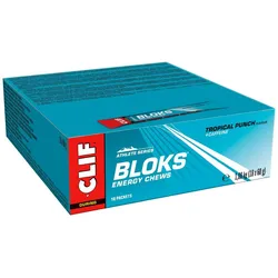 Clif Bar Unisex Clif Shot Bloks Tropical Punch Karton (18 x 60g)