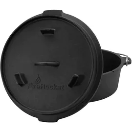 FireRocket Dutch Oven 6 qt 5,5 l Gusseisen