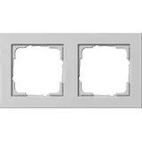 Gira Abdeckrahmen 2fach, grau matt (0212 37)