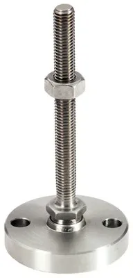 Gelenkteller, mit Befestigungsbohrungen/Teller und Kugelelement mit Bolzen aus rostfreiem Stahl | d1=M8 / l1=80 mm | 22590.0822