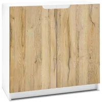 Vladon Kommode, Eiche, 82x78x37 cm, Wohnzimmer, Kommoden & Sideboards,