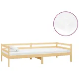 vidaXL Tagesbett mit Matratze 90x200 cm Kiefer Massivholz