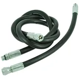 Best Divers Schneebesen Standard/Gummi, Manometer 120 cm, 7/16 F, 7/16 M, schwarz