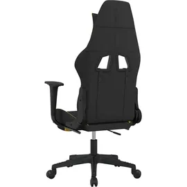 vidaXL Gaming-Stuhl mit Massage & Fußstütze Schwarz und Gelb PC