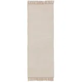 benuta Pop Kurzflor Teppich Liv Cream 80x250 cm - Moderner Teppich für Wohnzimmer