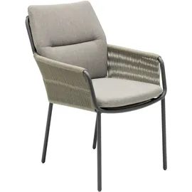 LC Garden Como Gartenstuhl 59 x 71 x 86 cm beige/anthrazit 1 St.