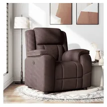 vidaXL Relaxsessel Dunkelbraun Stoff vidaXL