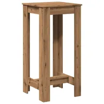 vidaXL Bartisch Artisan-Eiche 51 x 50 x 103,5 cm braun