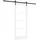vidaXL Orkdal rechts 83 x 202 cm weiß