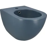 Evenes Wand-Bidet Elanda, Keramik, Blue Royal matt - 93