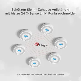 X-Sense Vernetzbarer Kohlenmonoxid CO-Melder CO03D-W,