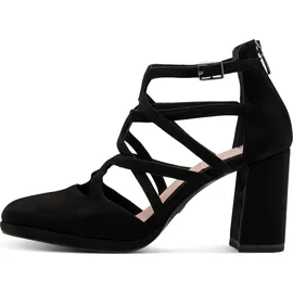 TAMARIS Damen Pumps mit Blockabsatz, schwarz, 36 EU