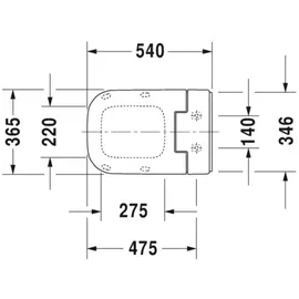 Duravit SensoWash Slim Dusch-WC-Sitz Weiß