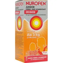 Nurofen Junior Fieber- und Schmerzsaft Erdbeer 40 mg/ml 150 ml
