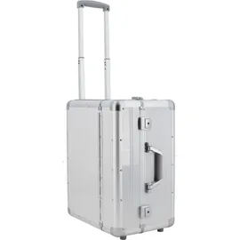 SONOVO Pilotenkoffer XXL Excelsior Aluminium silber ca. 50 x 42 x 25,5 cm 45165 - Silber