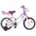 vidaXL Kinderfahrrad Mit Stützrädern 12 Zoll Farbe Lila