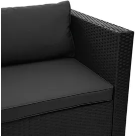Mendler HWC-F57 Loungeset schwarz