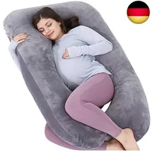AS AWESLING Schwangerschaftskissen, U-förmiges Ganzkörperkissen, Stillkissen, S