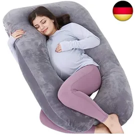 AS AWESLING Schwangerschaftskissen, U-förmiges Ganzkörperkissen, Stillkissen, S