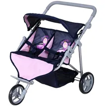 Knorrtoys Duo Puppen-Doppel-Kinderwagen