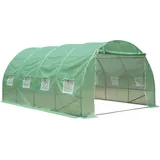 Zelsius Foliengewächshaus (l) 4 x (b) 3 x (h) 2 M, stabiles Tomatengewächshaus, Folienzelt,