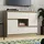 masseno Fiorenza 120 x 85 x 33 cm Sonoma Eiche / Weiß