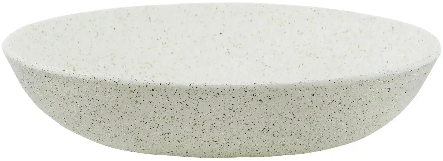 HOME STORY Deko Schale   , beige , Polyresin (Kunstharz) , Maße (cm): H: 8,5  Ø: 34.5