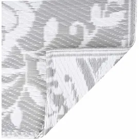 vidaXL Outdoor-Teppich Hellgrau 160x230 cm PP
