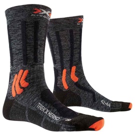 X-Socks Trek X Merino grey duo melange/x-orange/black 45-47