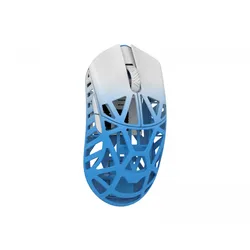 WLMouse BEAST X 8K Kabellose Gaming-Maus - Weiß/Blau [Omron Opticals]