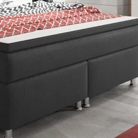 Inter Boxspringbett 180 x 200 cm H3 Anthrazit