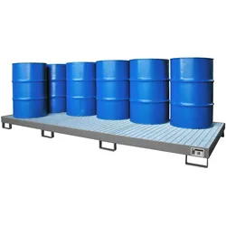 Auffangwanne 10 lackiert RAL7005 Mausgrau Umwelt Lagertechnik