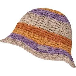 Strohhut CHILLOUTS, Damen, Gr. XS, orange, Stroh, mehrfarbig, casual,modisch, Hüte