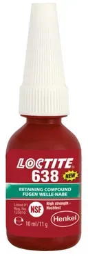 638 Fügeklebstoff hochfest hochviskos anaerob grün 10ml Flasche - grün